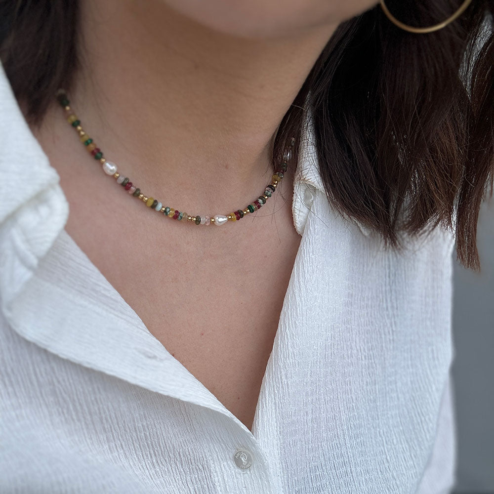 Wolff Jewelry Color Pearl Necklace Halskæder Mix