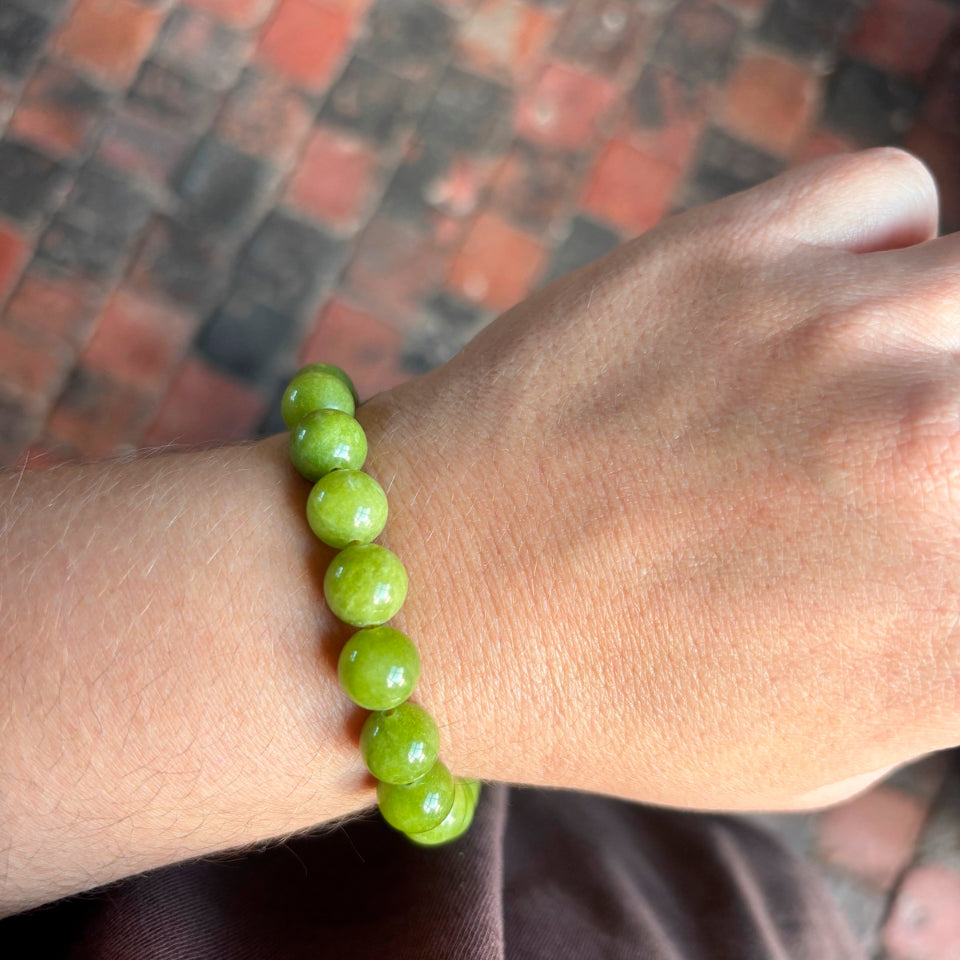 Wolff Jewelry Jusi Pearl Bracelet Armbånd Grøn