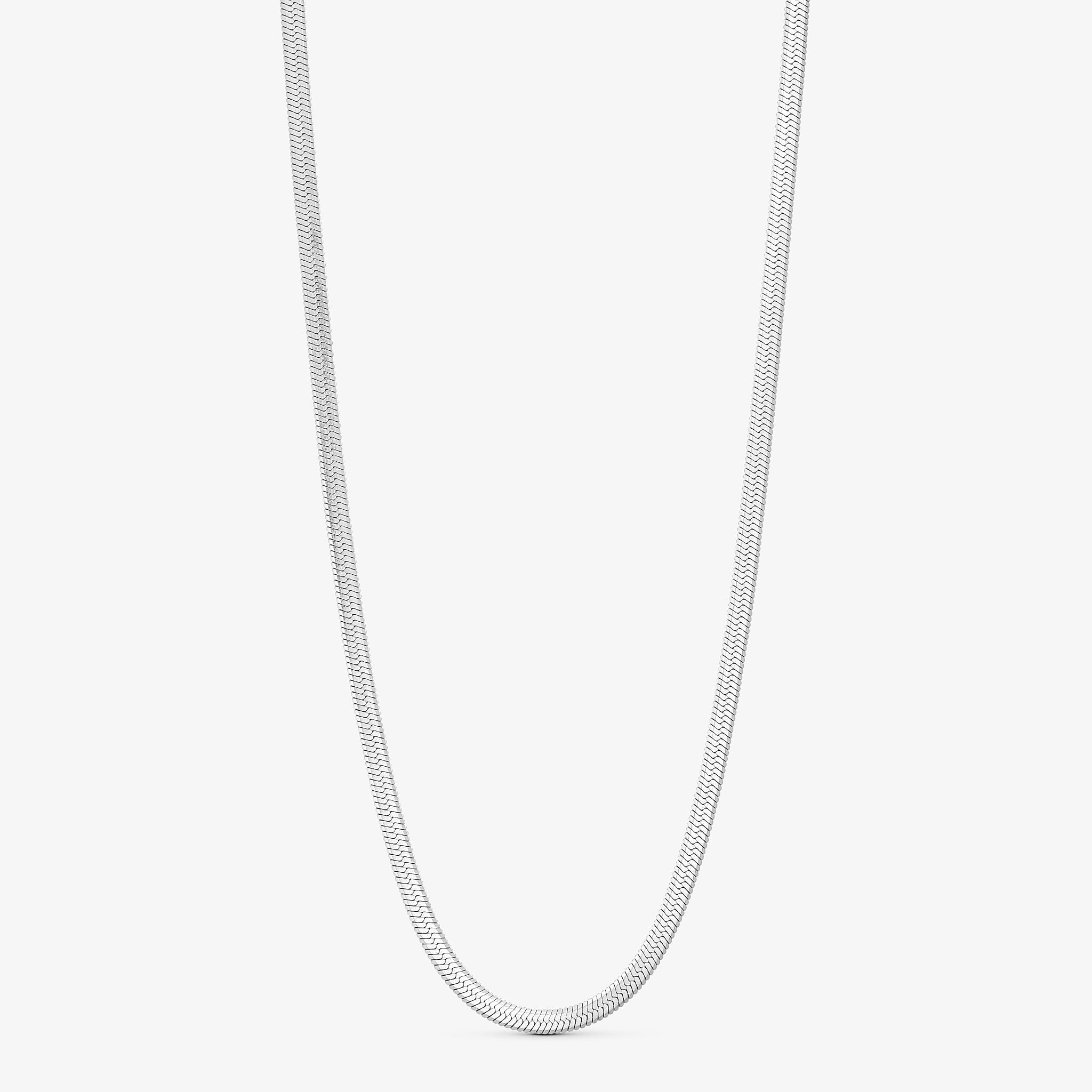 Wolff Jewelry Kleo Necklace 3 mm Halskæder Sølvfarvet