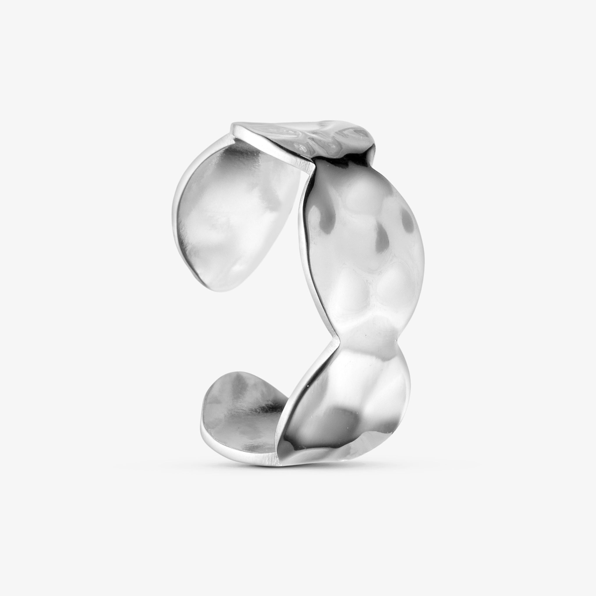 Wolff Jewelry Rustic Big Ring Ringe Sølvfarvet