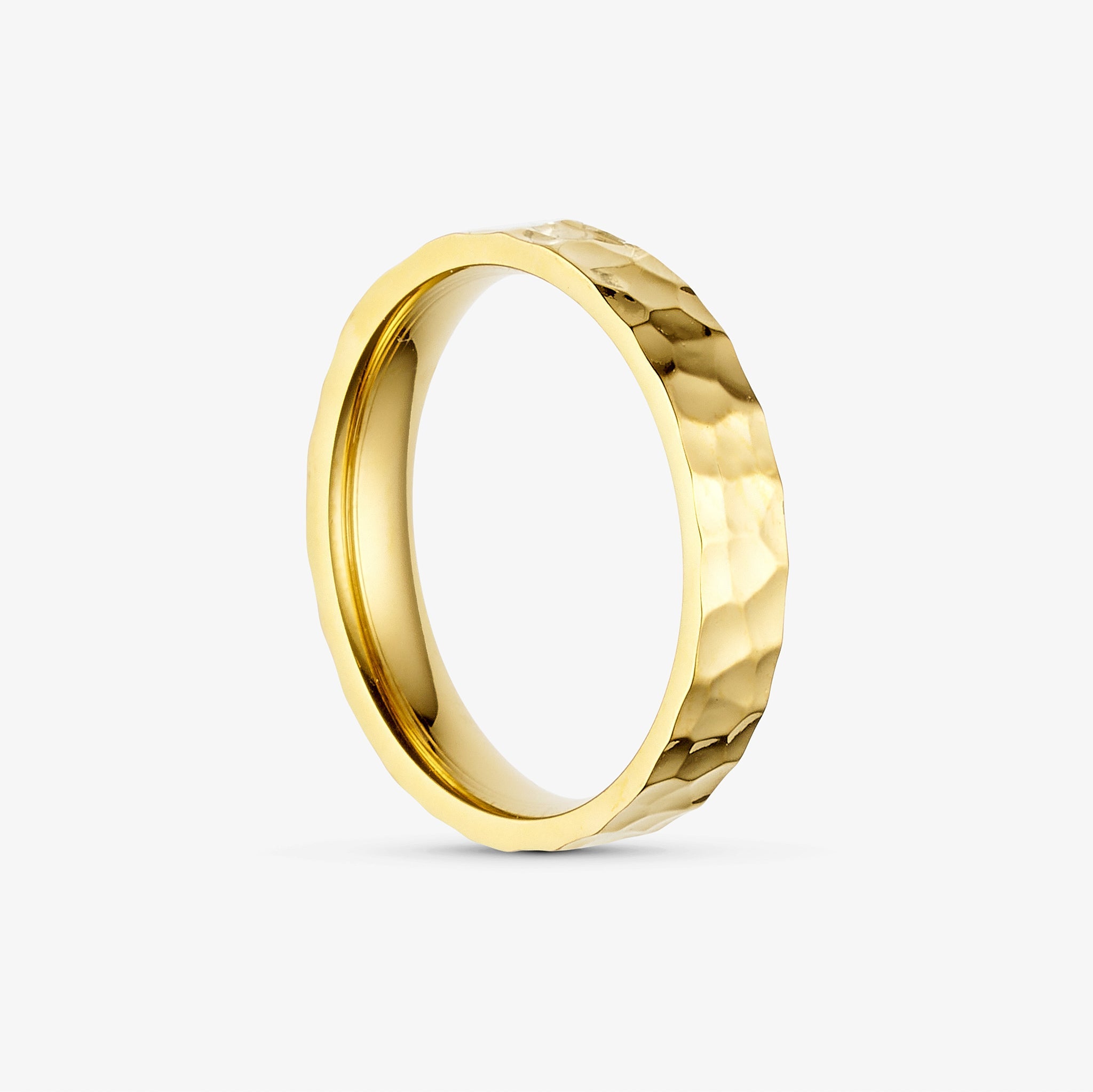 Wolff Jewelry Rustic Ring Ringe 18 karat guldbelagt