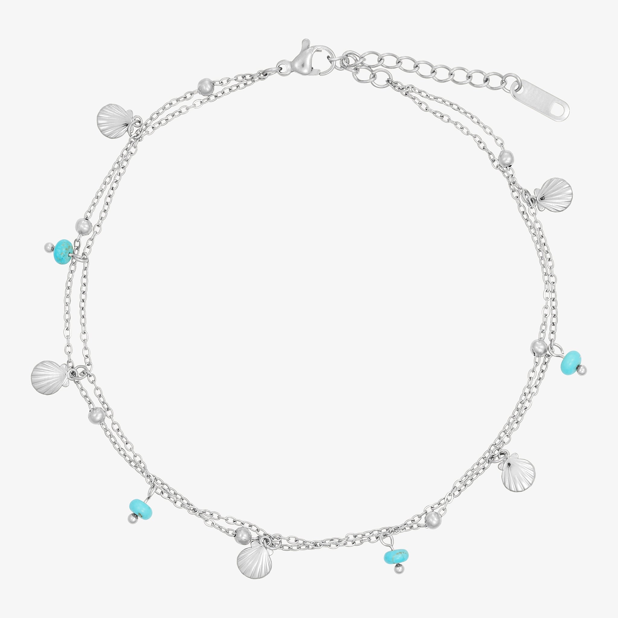 Wolff Jewelry Shelli Anklet Ankelkæder Sølvfarvet