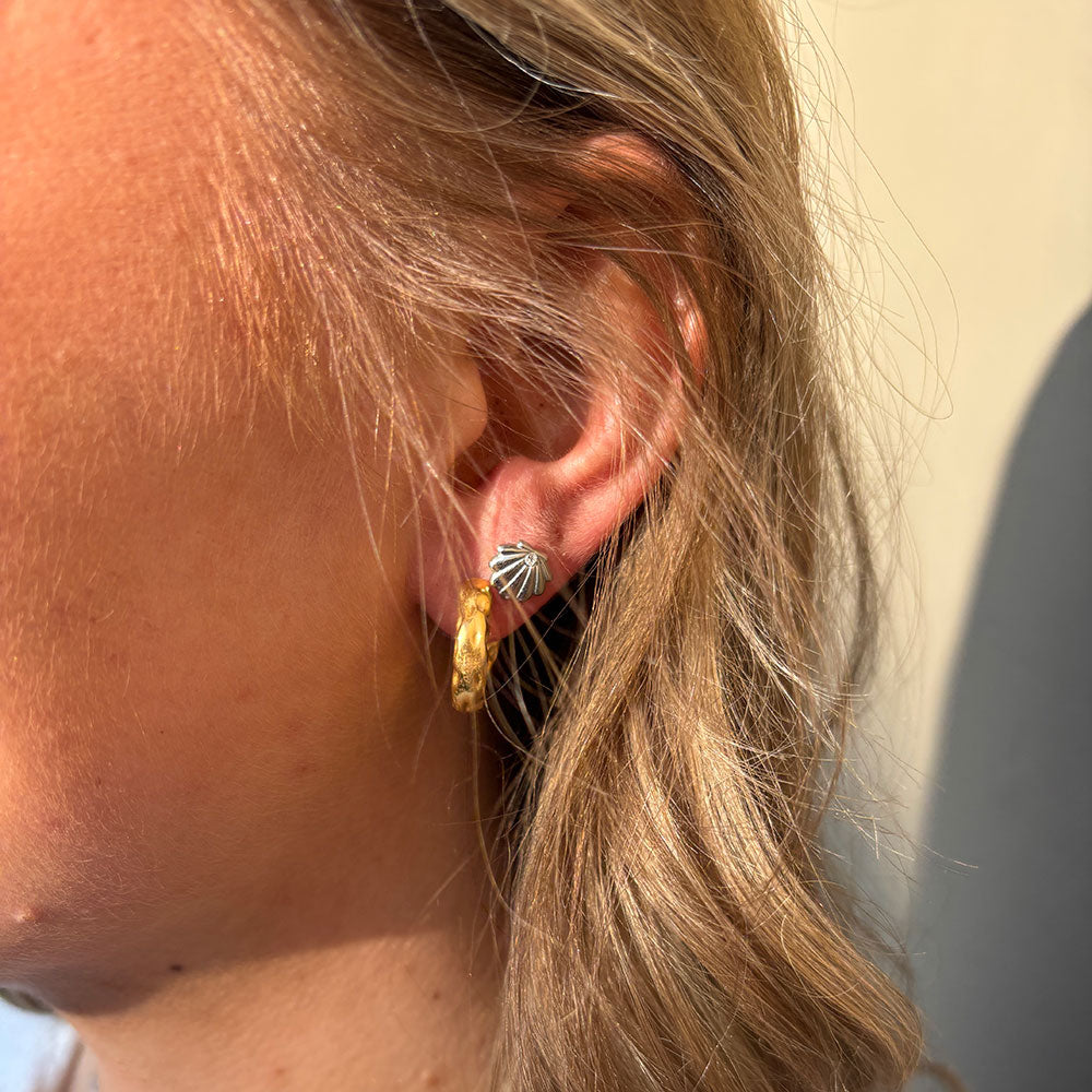 Wolff Jewelry Shelli Earstud Øreringe Sølvfarvet