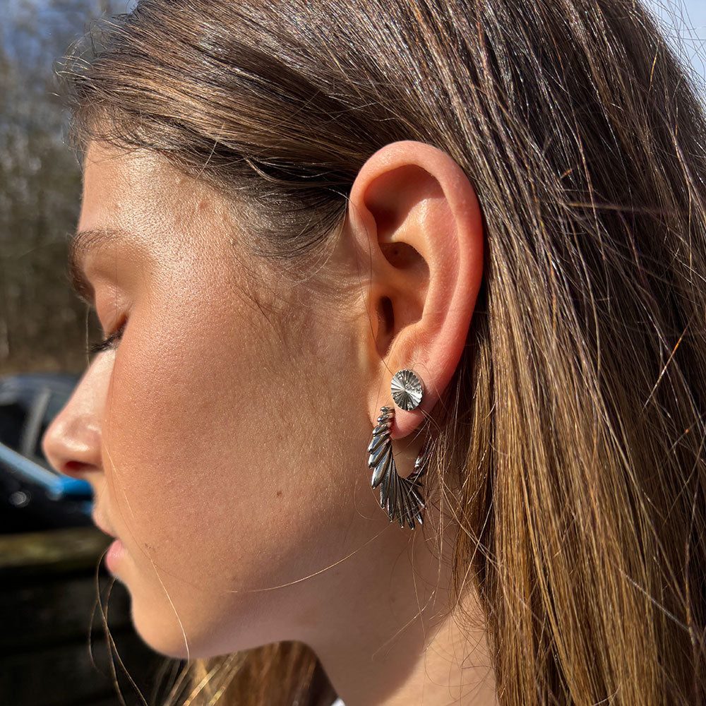 Wolff Jewelry Sunlight Earring Øreringe Sølvfarvet