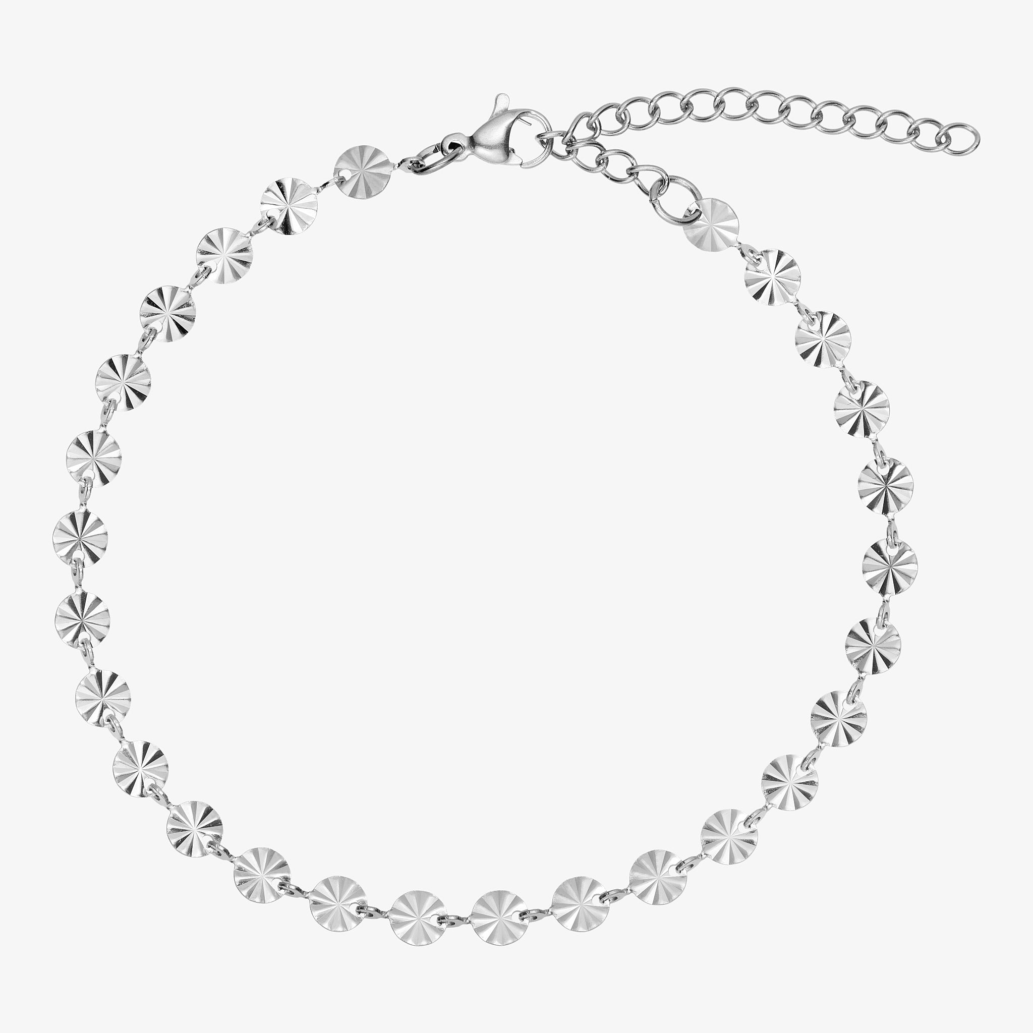 Wolff Jewelry Sunny Chain Anklet Ankelkæder Sølvfarvet