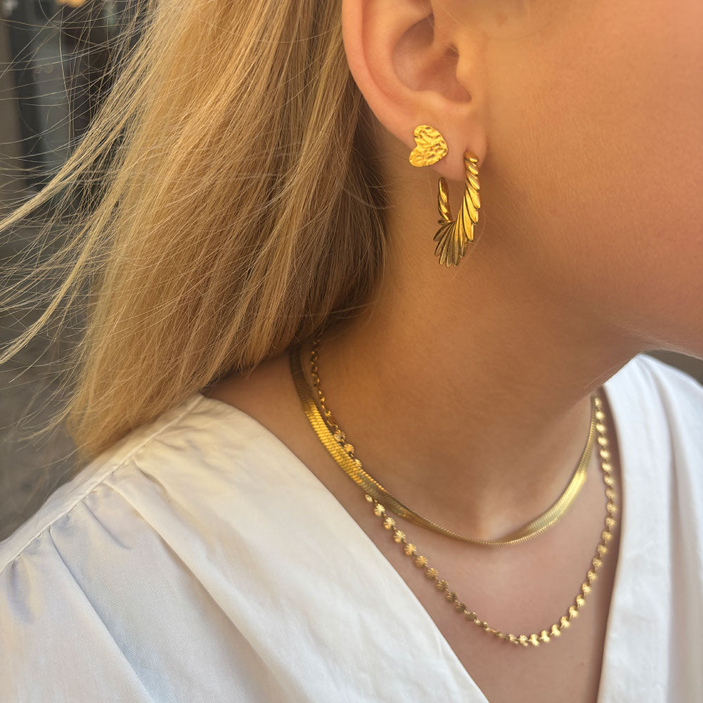 Wolff Jewelry Sunny Chain Necklace Halskæder 18 karat guldbelagt