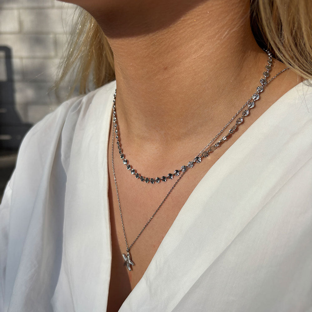 Wolff Jewelry Sunny Chain Necklace Halskæder Sølvfarvet
