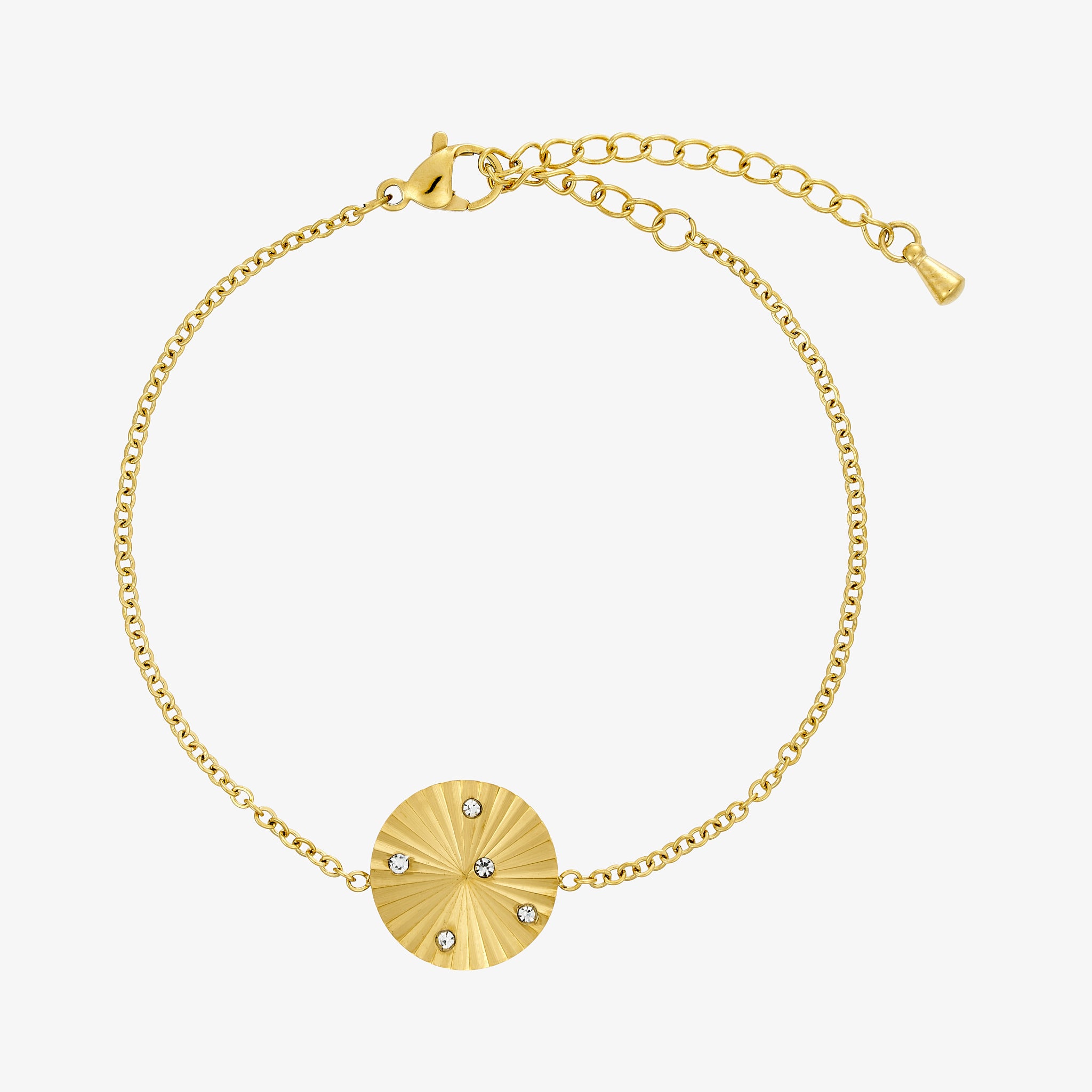 Wolff Jewelry Sunny Shine Bracelet Armbånd 18 karat guldbelagt