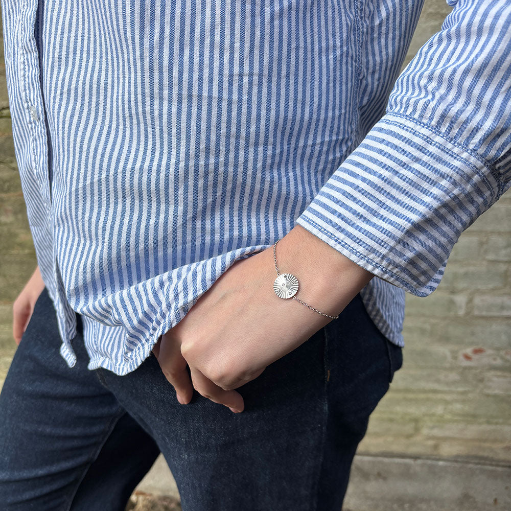 Wolff Jewelry Sunny Shine Bracelet Armbånd Sølvfarvet