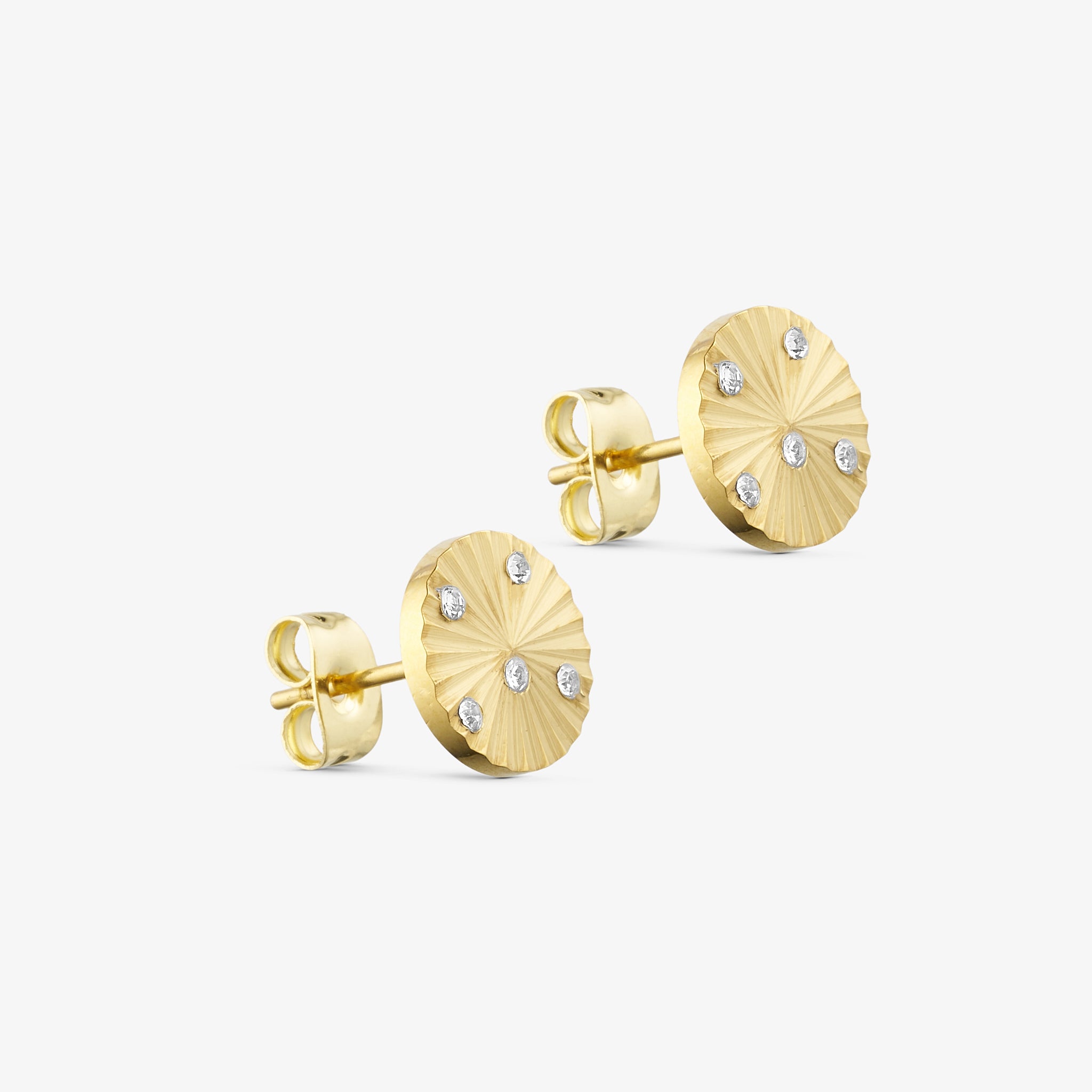 Wolff Jewelry Sunny Shine Earring Øreringe 18 karat guldbelagt
