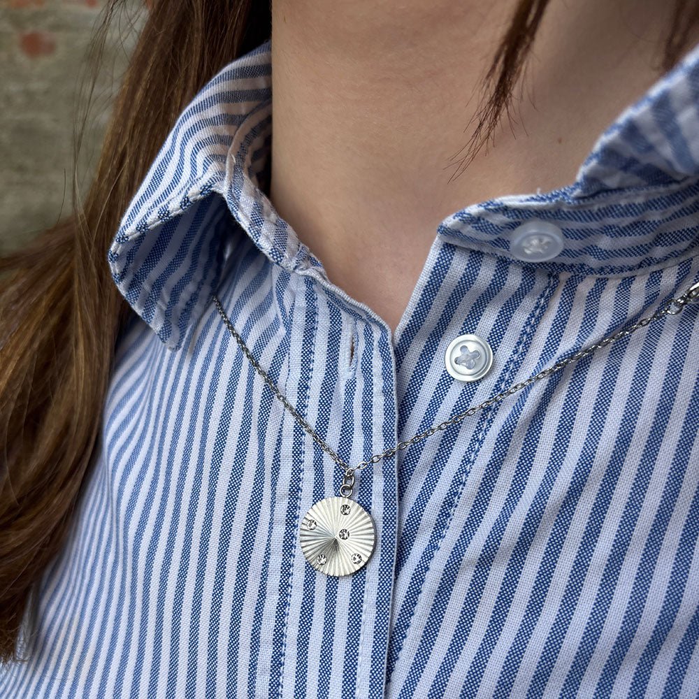 Wolff Jewelry Sunny Shine Necklace Halskæder Sølvfarvet