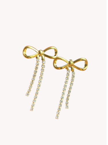 Wolff Jewelry Wonder Bow Earring Øreringe 18 karat guldbelagt