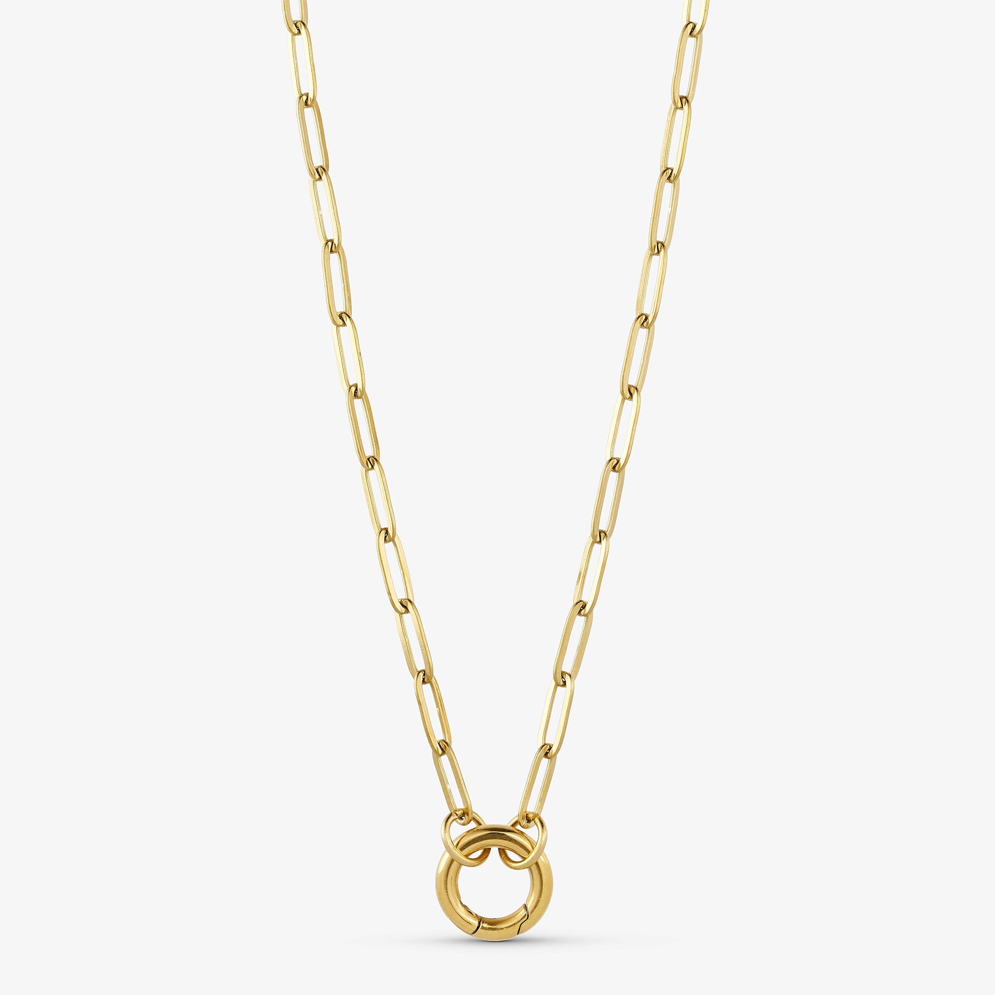 Wolff Jewelry Chain Coin Charm Necklace Halskæder 18 karat guldbelagt