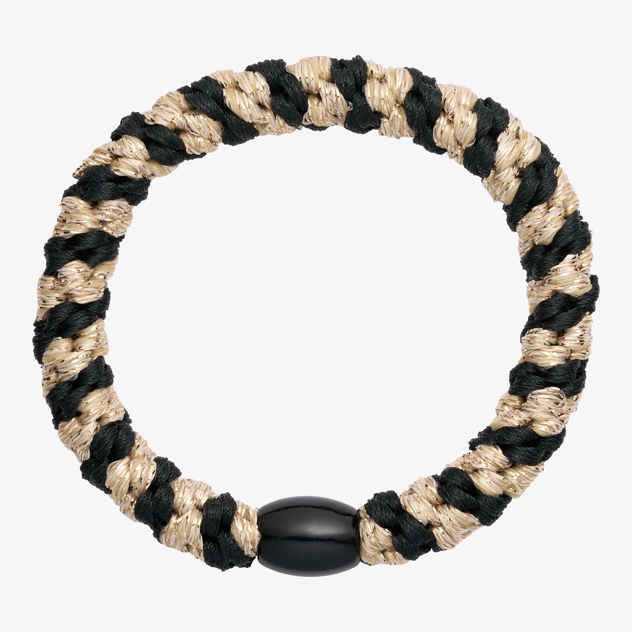 Wolff Jewelry Hair Boble Elastic Hårelastikker Black/Gold
