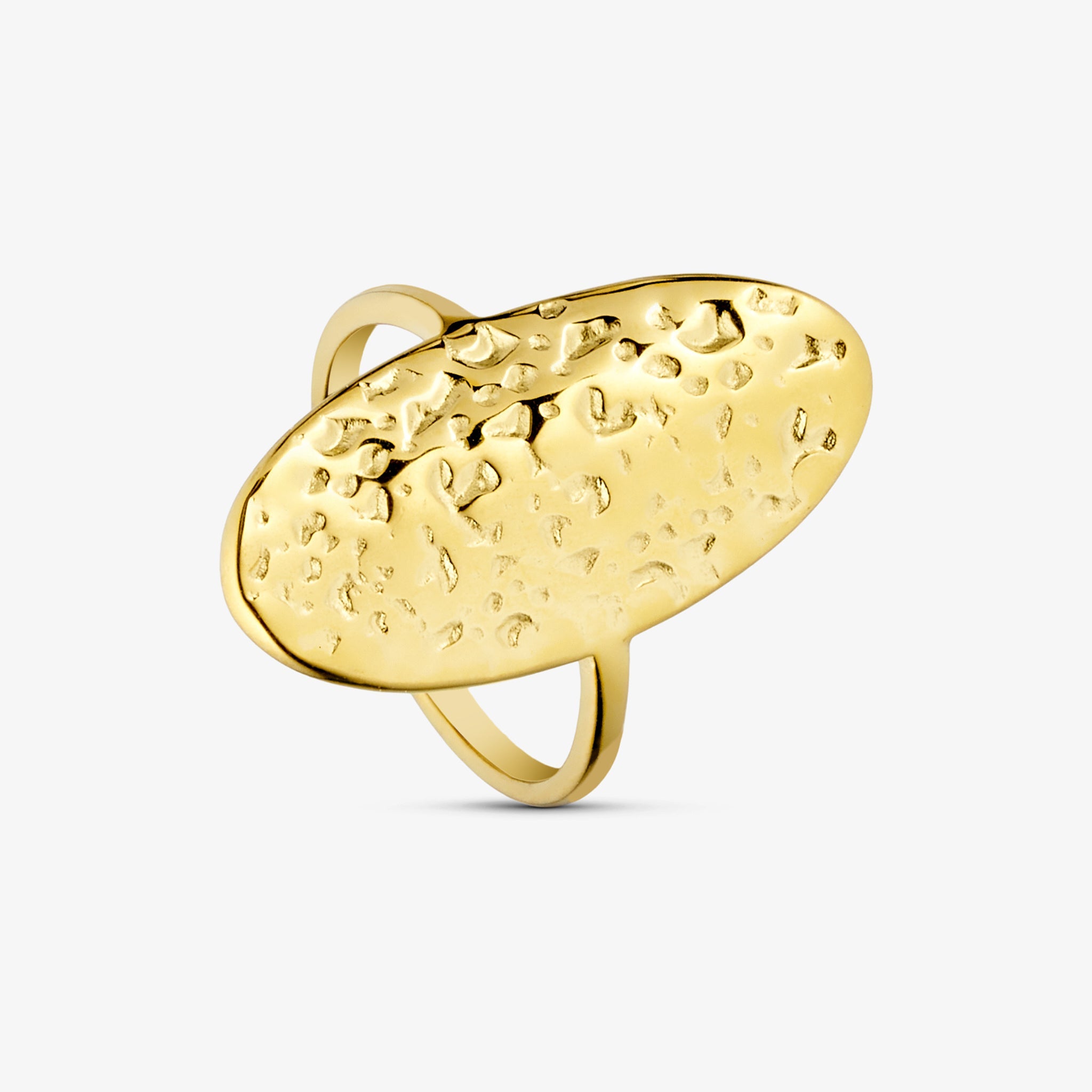 Wolff Jewelry Laga Rustic Ring Ringe 18 karat guldbelagt