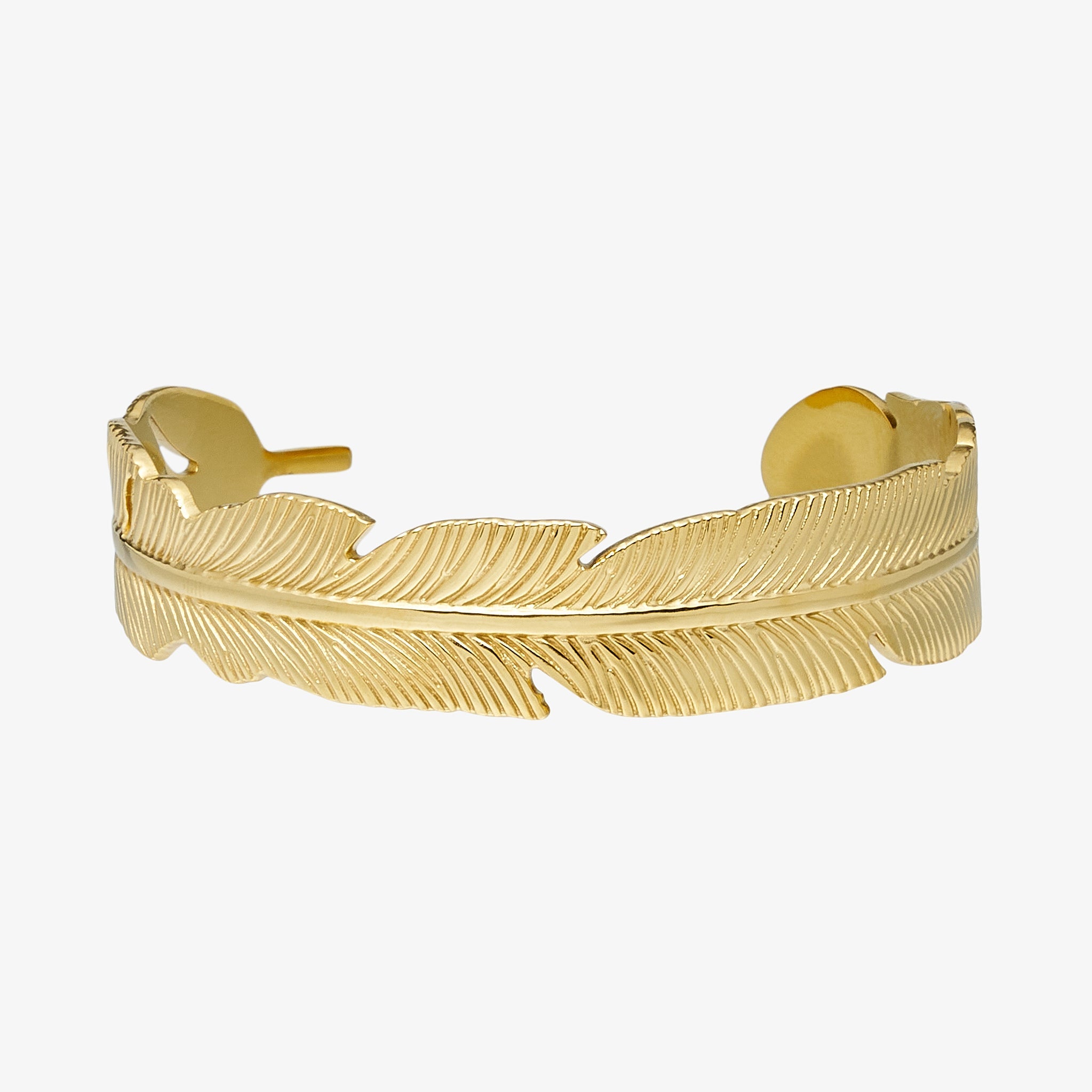 Wolff Jewelry Leafy Armcuff Armbånd 18 karat guldbelagt