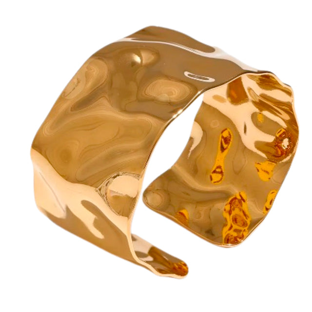 Wolff Jewelry Mindy Big Bangle Armbånd 18 karat guldbelagt