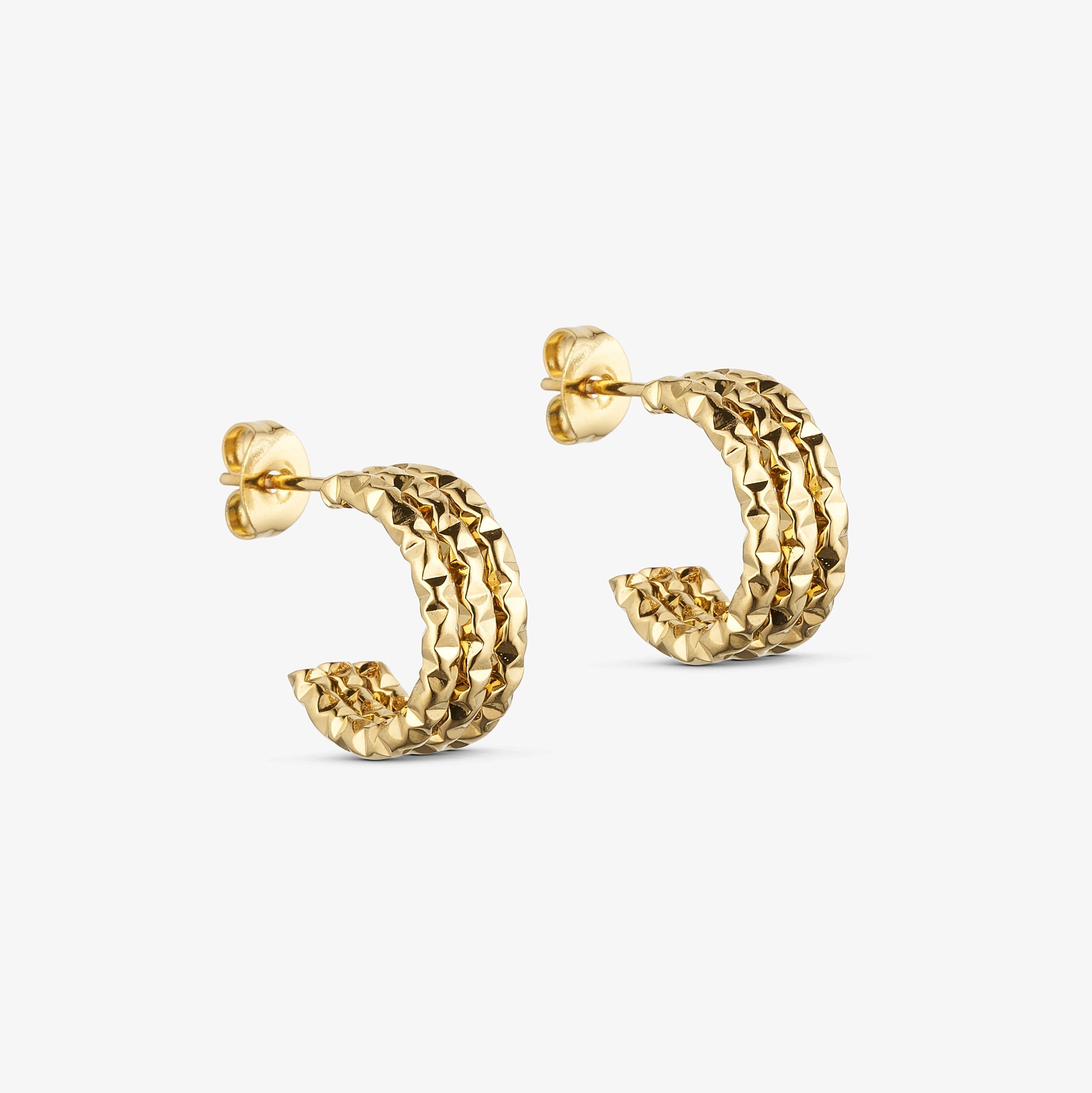 Wolff Jewelry Rusty Earring Øreringe 18 karat guldbelagt