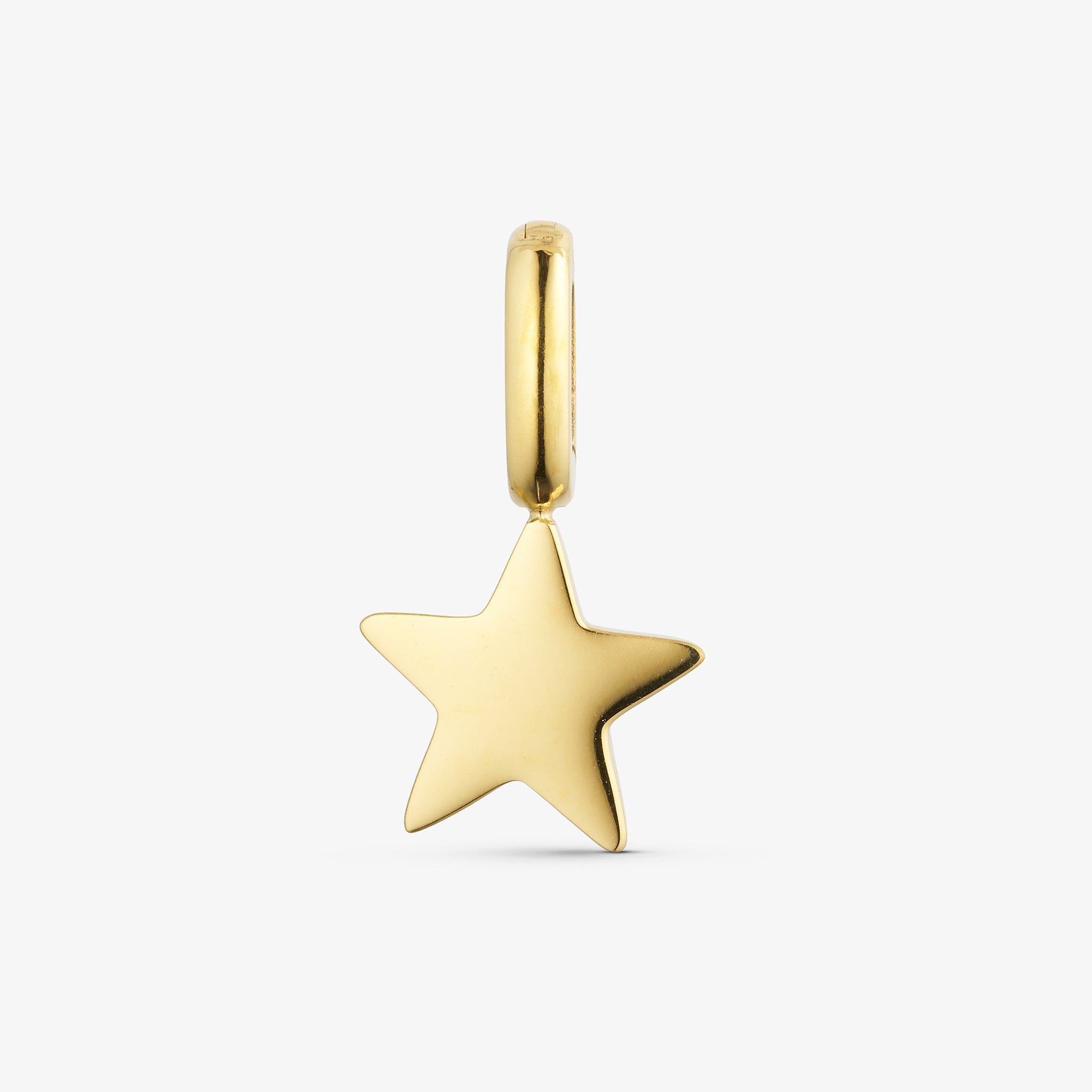Wolff Jewelry Star Charm Charms 18 karat guldbelagt