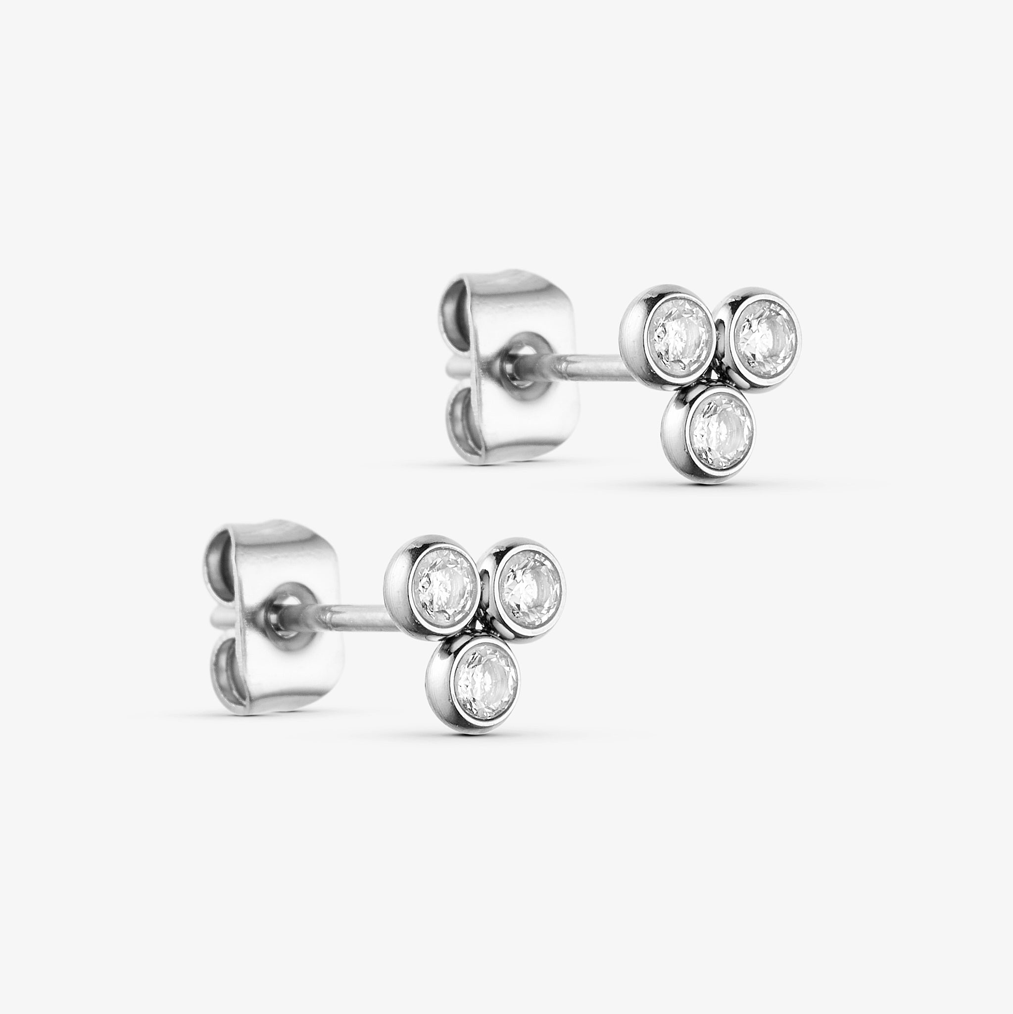 Wolff Jewelry Tara Earstuds Øreringe Sølvfarvet