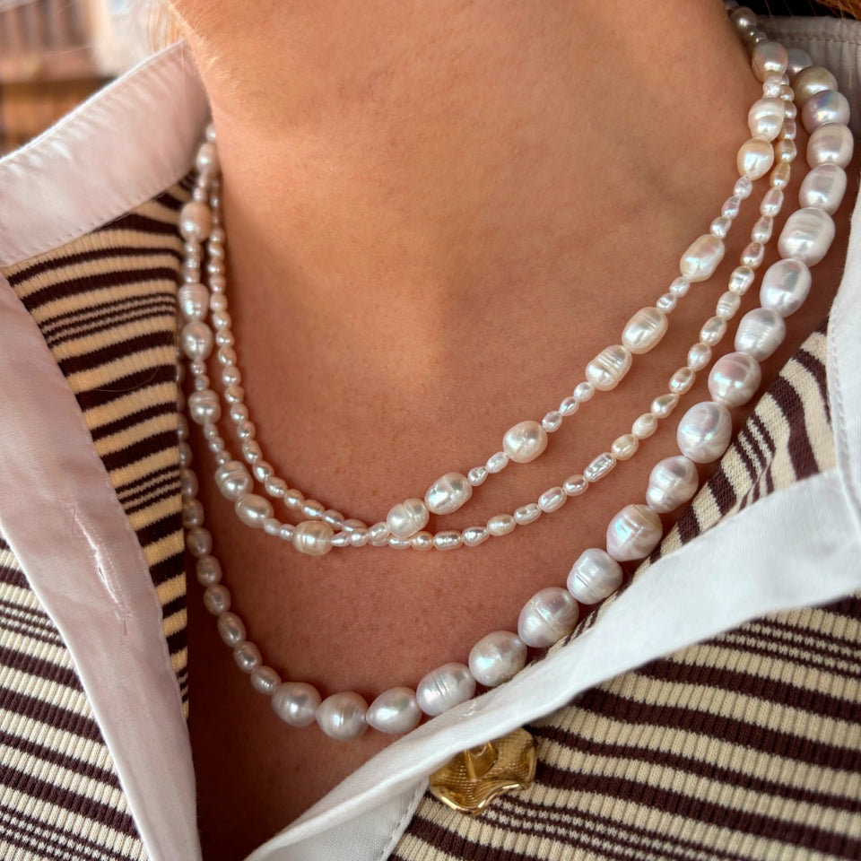 Wolff Jewelry Wassa Pearl Necklace Halskæder Hvid